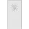 Ekena Millwork Standard Foster Spiral Plinth Block With Beveled Edge, 4 1/2"W x 9"H x 1/2"P PBP045X090X050FOS13 - alternate 4